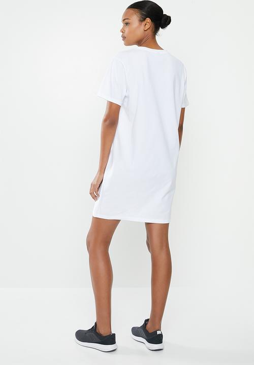 adidas Performance - W stack T-dress - white