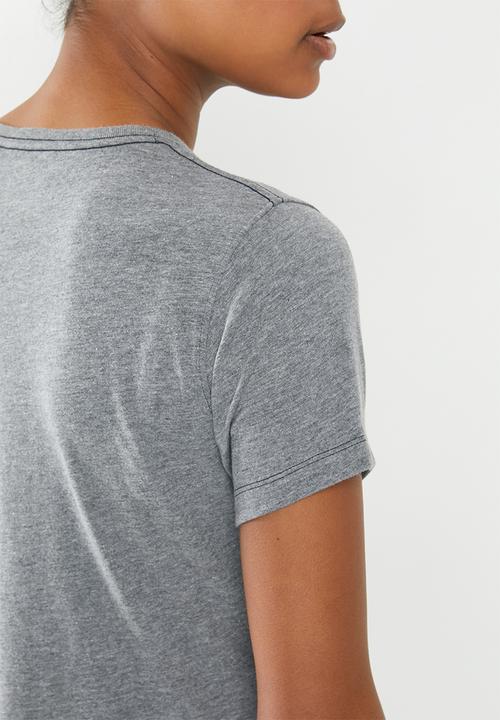 New Balance  - Blocked graphic tee - grey