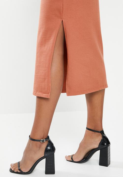 Glamorous - Maternity pencil skirt - faded rust