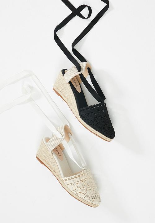 Miss Black - Diski wedge heel - neutral 