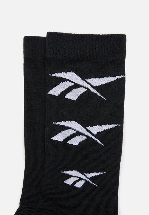 Reebok - Classic repeat vector socks - black
