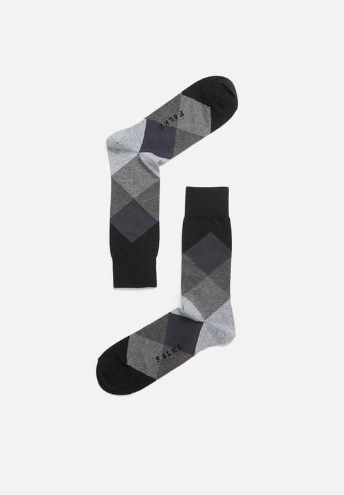 Falke - Fancy argle - black