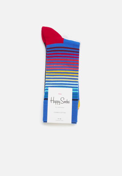 Happy Socks - Half stripe socks - multi