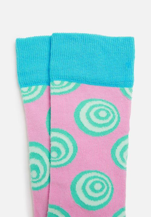Happy Socks - Crazy dot socks - pink