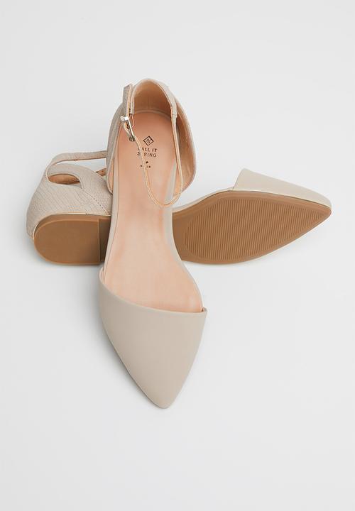 Call It Spring - Charlote ballerina - bone