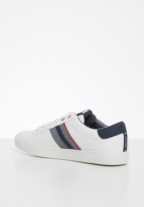 Jack & Jones - Ted pu mix - white & navy 