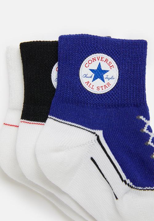 Converse - Converse infant striated quater 3pack - multi