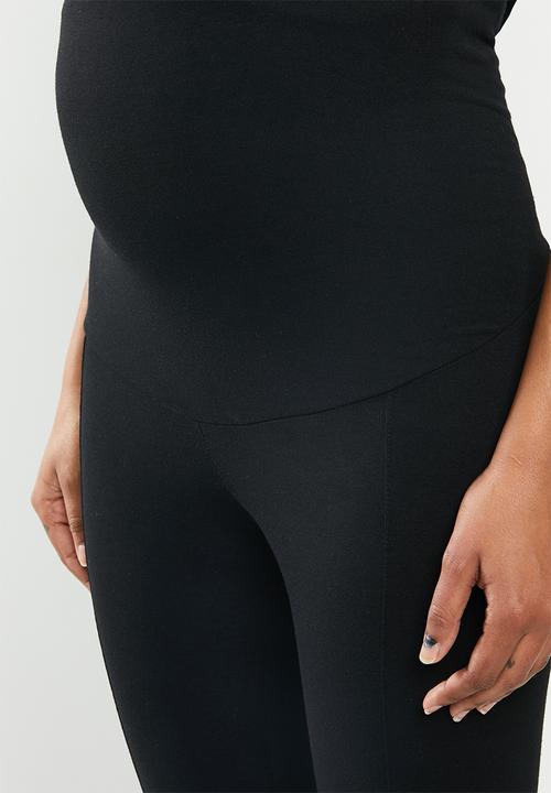 edit Maternity - Pintuck maternity leggings - black