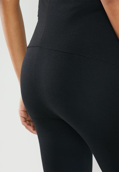 edit Maternity - Pintuck maternity leggings - black