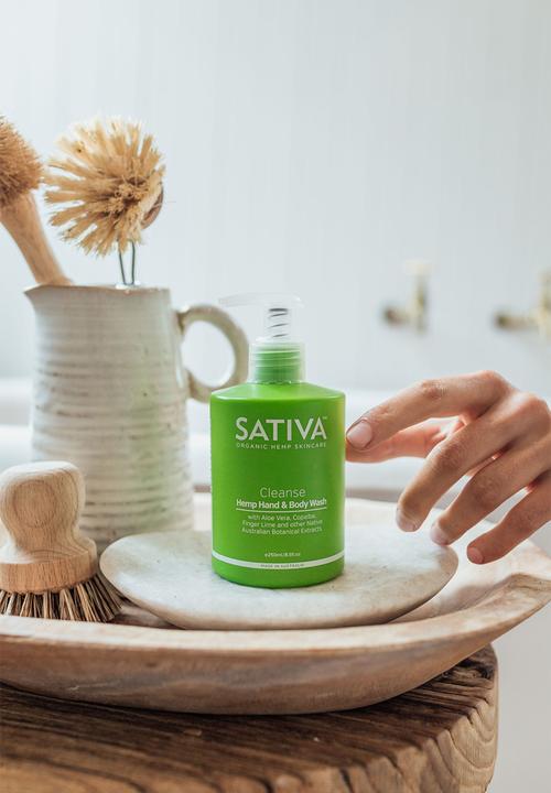 SATIVA - CLEANSE Organic Hemp Hand & Body Wash