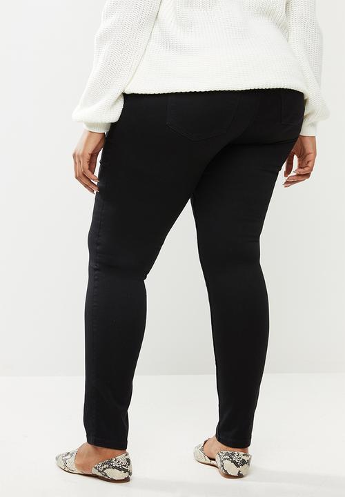 Vero Moda - Plus sevencurve nw shapeup jeans - black 