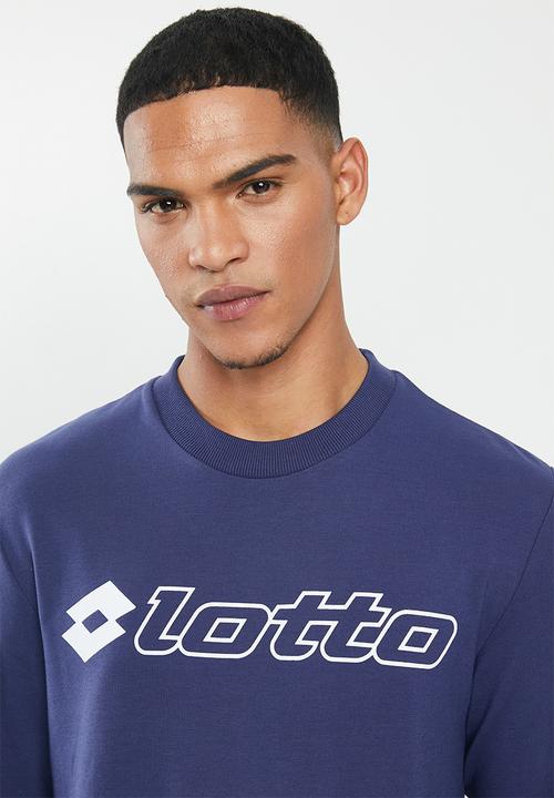 lotto - Smart sweat crew logo - navy