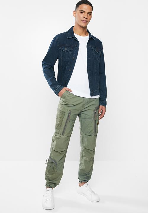 G-STAR - Arris straight tapered jeans - green