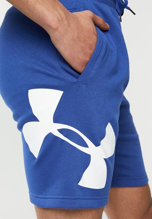Under Armour - Rival fleece logo sweatshort - blue