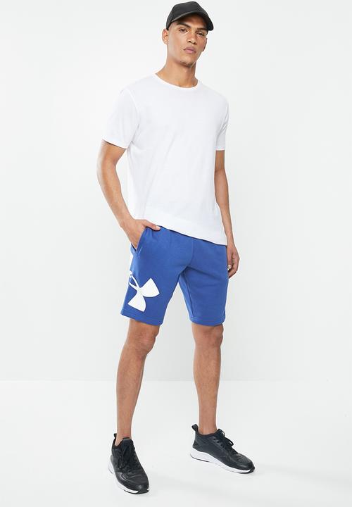 Under Armour - Rival fleece logo sweatshort - blue