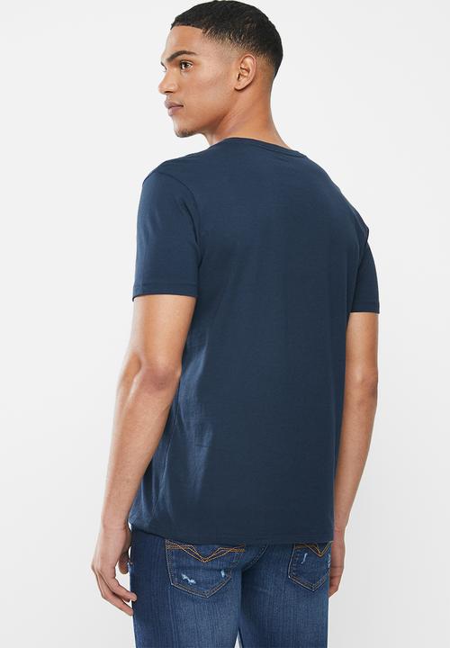 GUESS - Short sleeve guess active tee - blue