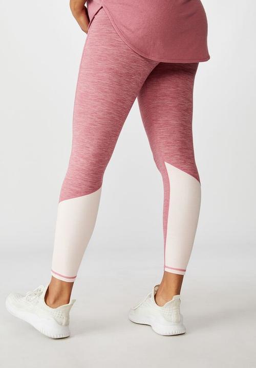 Cotton On - Maternity so soft 7/8 tight - washed rose marle splice