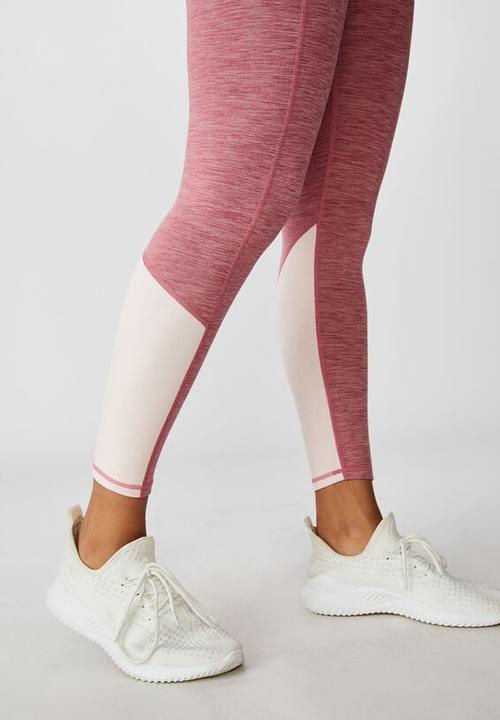 Cotton On - Maternity so soft 7/8 tight - washed rose marle splice