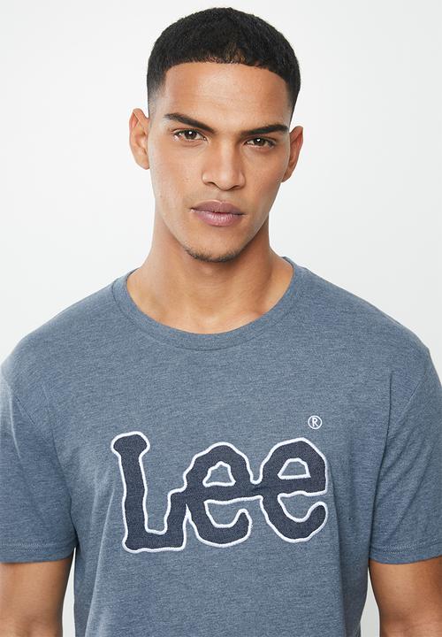Lee  - Applique tee - blue
