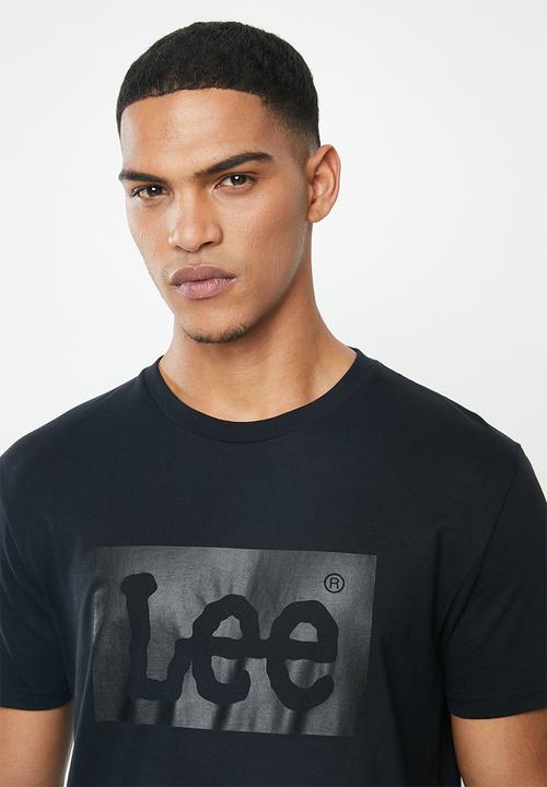 Lee  - Block lee tee - black