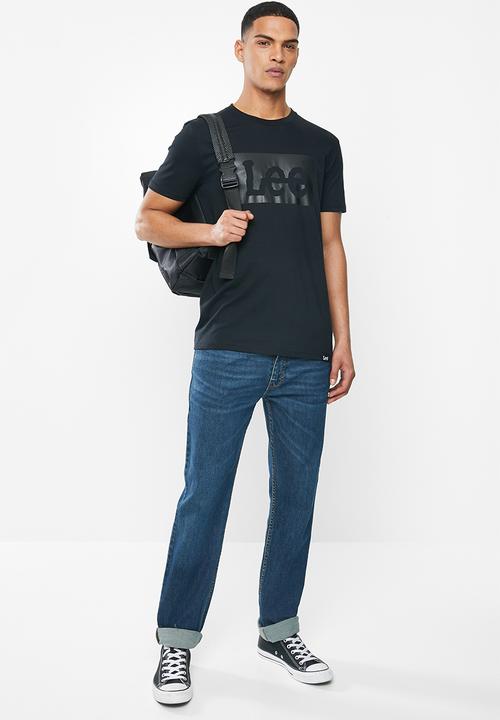 Lee  - Block lee tee - black