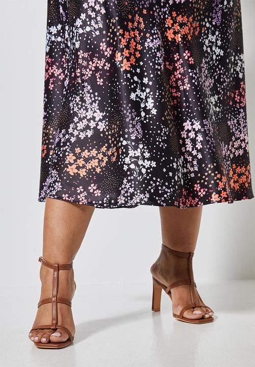 Superbalist - Midi bias slip skirt - multi 