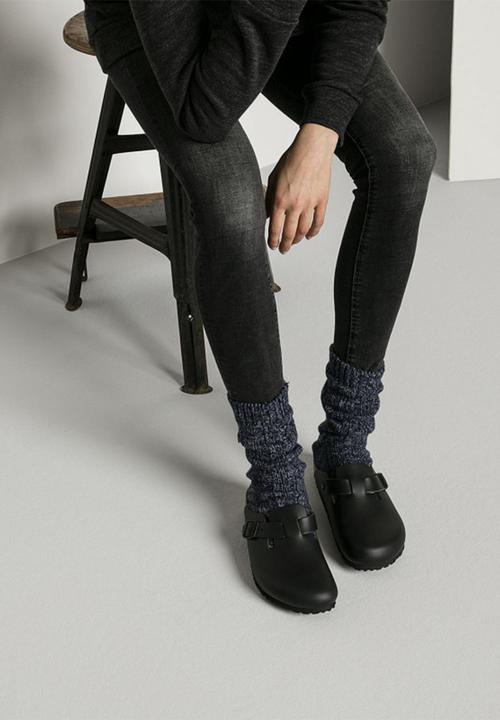 Birkenstock - Boston smooth leather narrow - black
