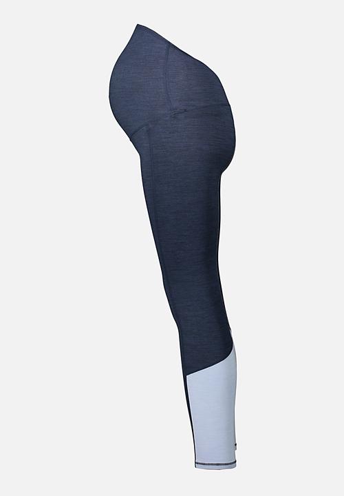 Cotton On - Maternity so soft 7/8 tight - navy marle splice