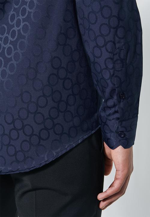 Superbalist - Jos slim fit long sleeve shirt - navy