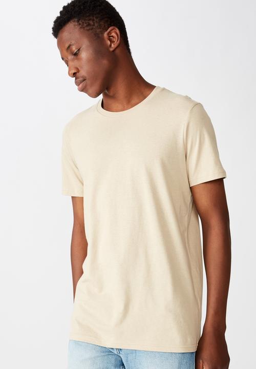 Cotton On - Essential crew tee - stone clay