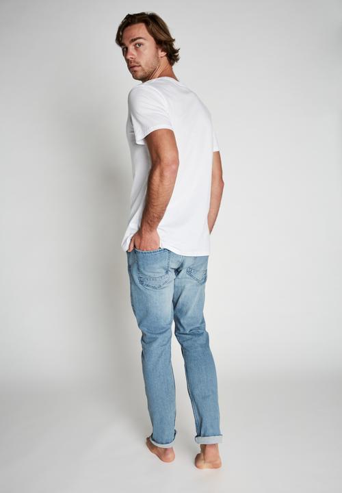 Cotton On - Tapered leg jean - mid blue