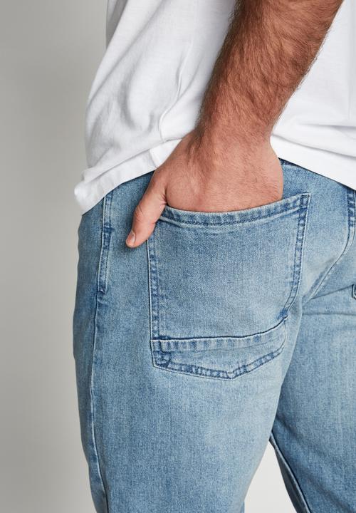 Cotton On - Tapered leg jean - mid blue