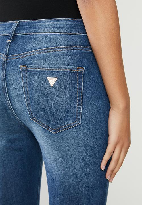 GUESS - Power skinny low rise jeans - blue