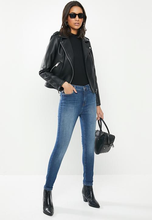 GUESS - Power skinny low rise jeans - blue