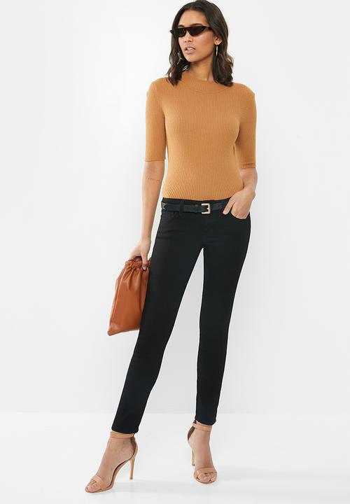 GUESS - Power skinny low - black