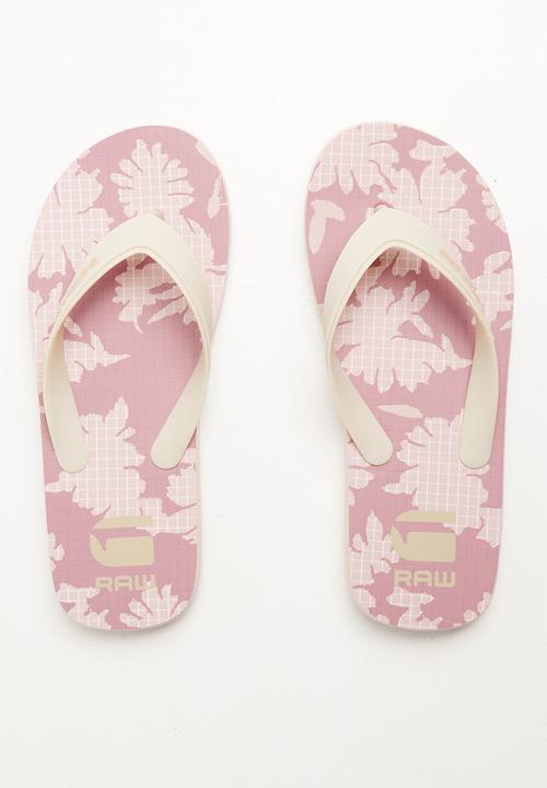 G-STAR - Dend aop flip flops - pink