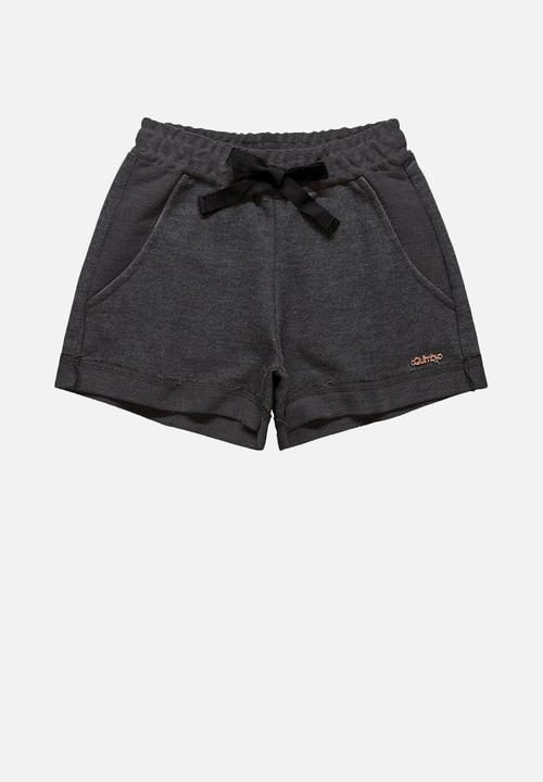 dark grey sweat shorts