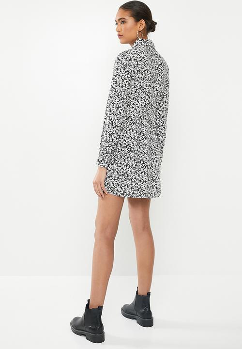 Glamorous - Mini dalmation tunic - black & white