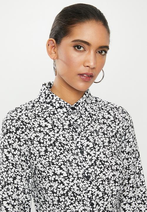 Glamorous - Mini dalmation tunic - black & white