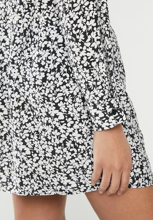 Glamorous - Mini dalmation tunic - black & white