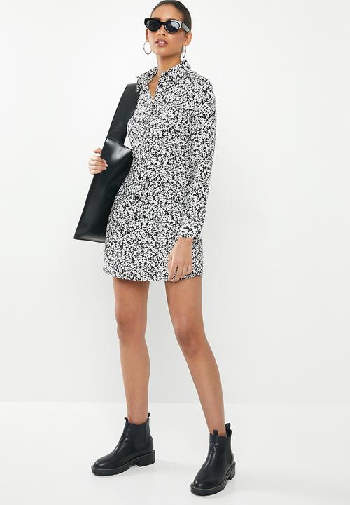 Glamorous - Mini dalmation tunic - black & white