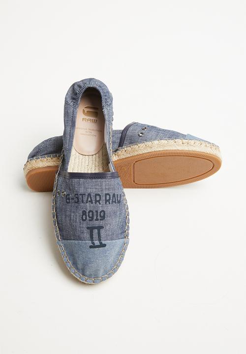 G-STAR - Base denim espadrille - blue
