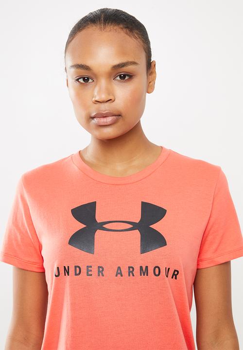 Under Armour - Graphic sportstyle classic crew - coral