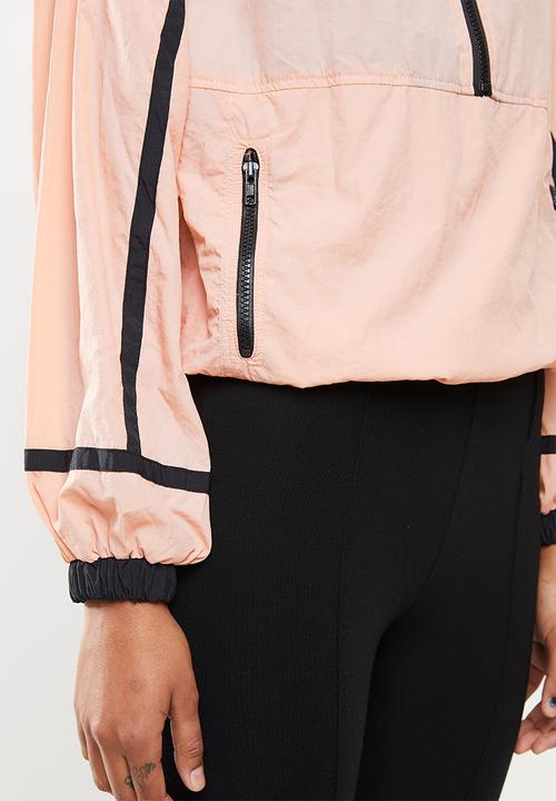 Missguided - Contrast seam windbreaker - pink