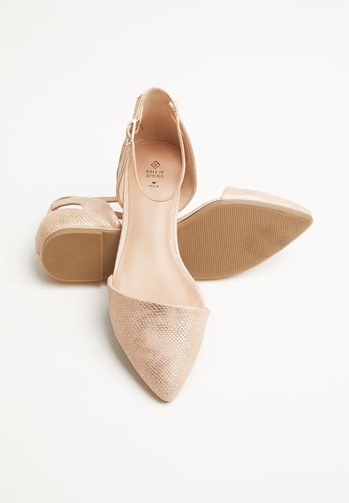Call It Spring - Charlote ballerina - rose gold