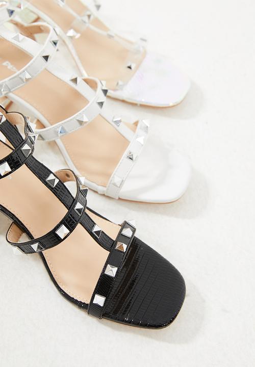 Public Desire - Always low block heel - black