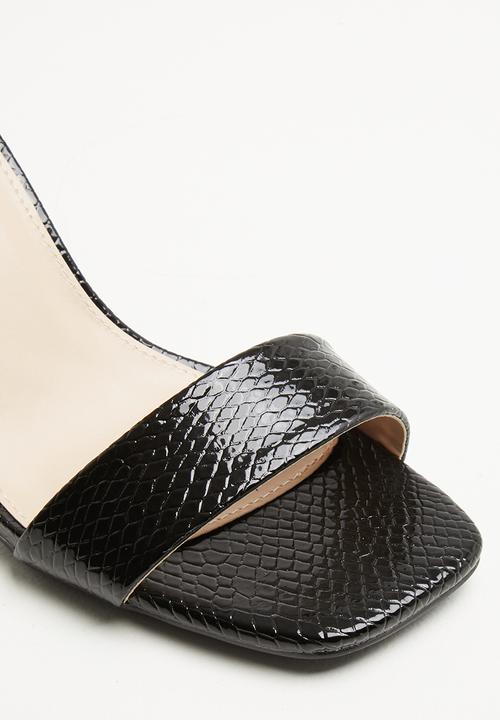Public Desire - Kara block heel - black