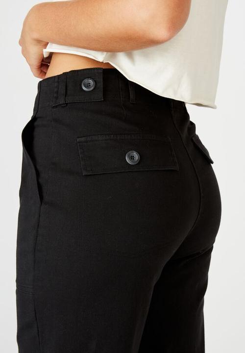 Factorie - Cargo pant - black