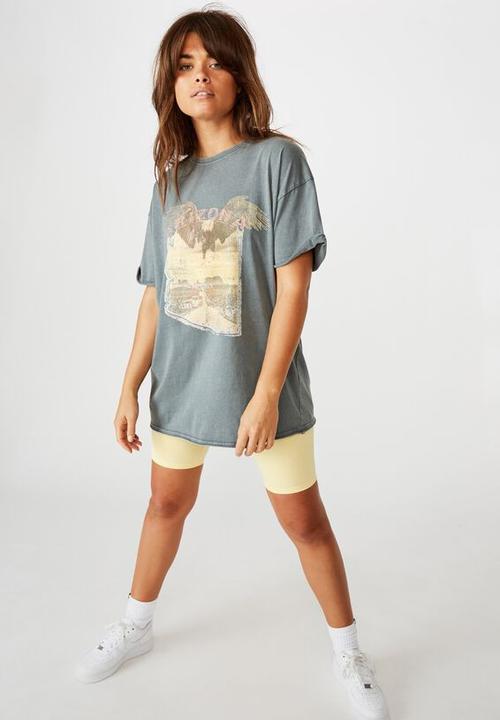 Factorie - Oversized graphic tee arizona eagle - washed grey