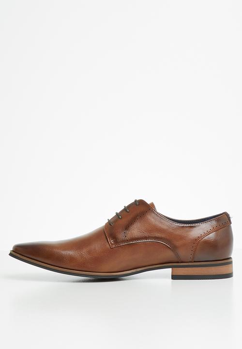 Gino Paoli - Square toe welt lace up - brown